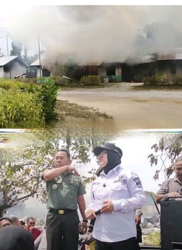 PT SSL Dikepung Massa, Fasilitas Dibakar, Bupati Siak Turun ke Lokasi
