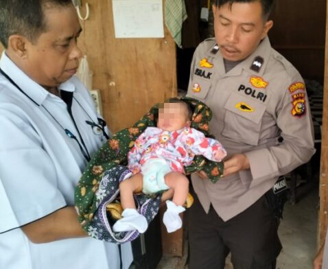 Geger Penemuan Bayi dalam Kardus di Kecamatan Bukit Raya