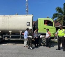 Dishub Pekanbaru Razia Truk Tonase Besar Masuk Kota