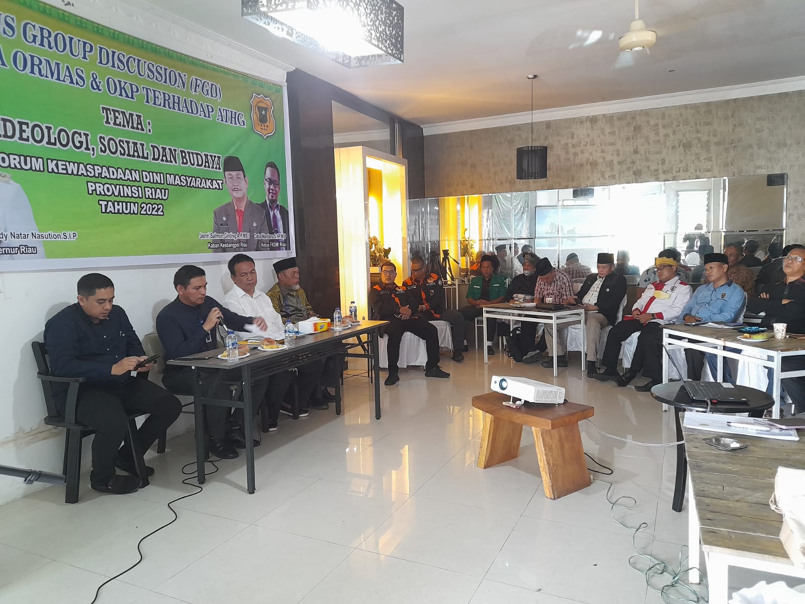 Puluhan Tokoh Pemuda dan Masyarakat Ikuti FGD Terkait ATHG 