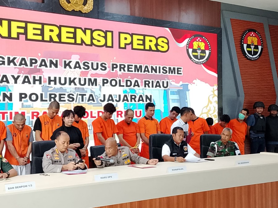 Polda Riau Perangi Premanisme, Ajak Pemda  Tidak Beri Pekerjaan pada Orang Tak Jelas