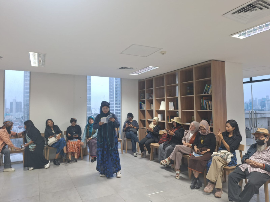 Buku Ajari Aku Baduy Karya 15 Penyair Perempuan Indonesia Dibincangkan di DKJ