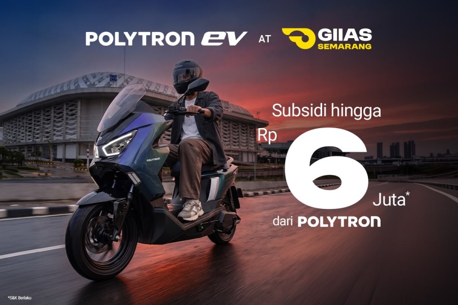 Pengguna Motor Listrik Polytron Tembus 75 Ribu Unit, Ada Subsidi Rp6 Juta