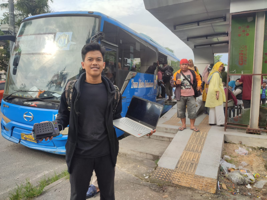 Tu Bagus Dwi Fikri Mahasiswa UIR Berhasil Ciptakan Prototype, Lulus 3.5 tahun