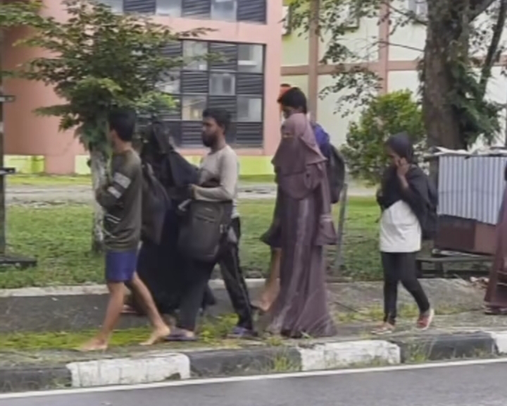 Tiba di Pekanbaru, Belasan Pengungsi Rohingya dari Aceh Diamankan Polisi
