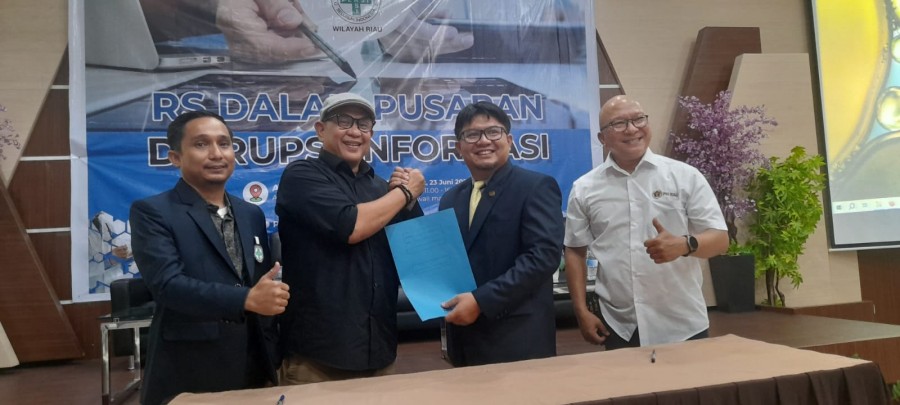 Dukung Publikasi RS, PWI dan Persi Riau Teken MoU