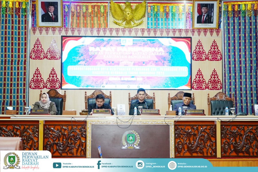 Perubahan KUA-PPAS 2026 Disepakati, Pendapatan Bengkalis Naik Jadi Rp3,57 Triliun