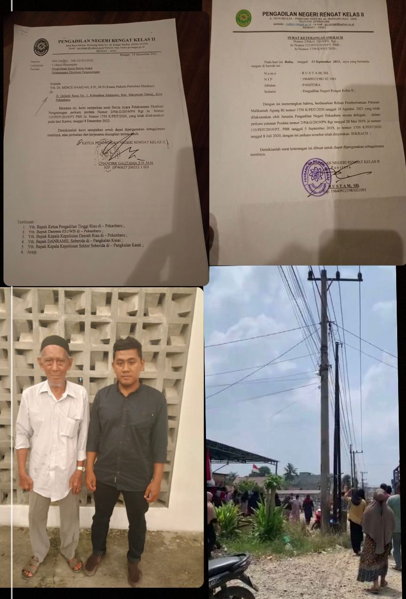 Mendapat Ancaman Saat Kelola Lahan Sendiri, Kakek di Inhu Lapor Polisi