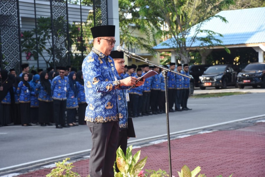 Upacara HUT ke-80 RI di Bengkalis,  Sekda Ersan Tekankan Persatuan dan Inovasi Daerah