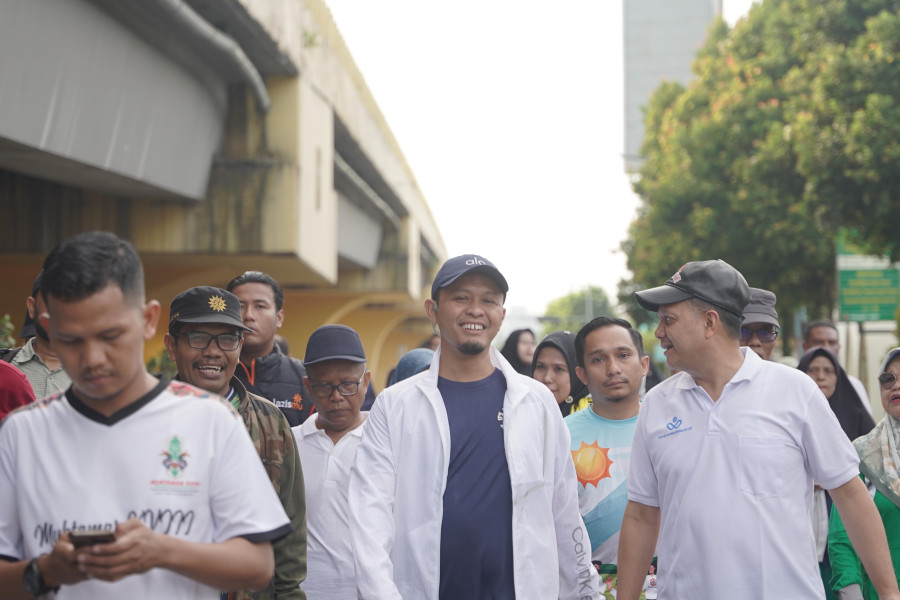Jalan Sehat Milad ke-112 Muhammadiyah, Agung-Markarius Apresiasi dan Berikan Dukungan untuk Umat