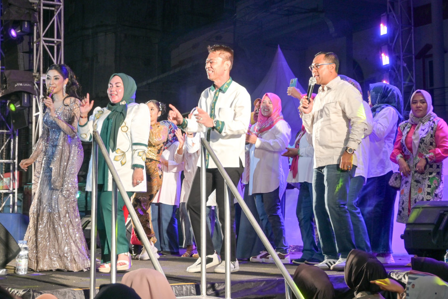 Hadirkan Artis Ibu Kota, Hiburan Rakyat HUT Rohil ke-25 Berlangsung Meriah