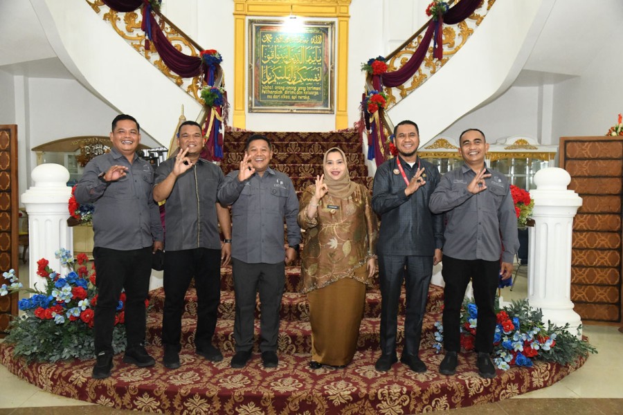 Bupati Kasmarni Terima Kunker Bawaslu Bengkalis, Bahas Evaluasi dan Penguatan Demokrasi
