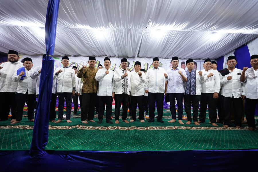 Gubri Syamsuar Hadiri Wirid Akbar Bersama Masyarakat Rohul