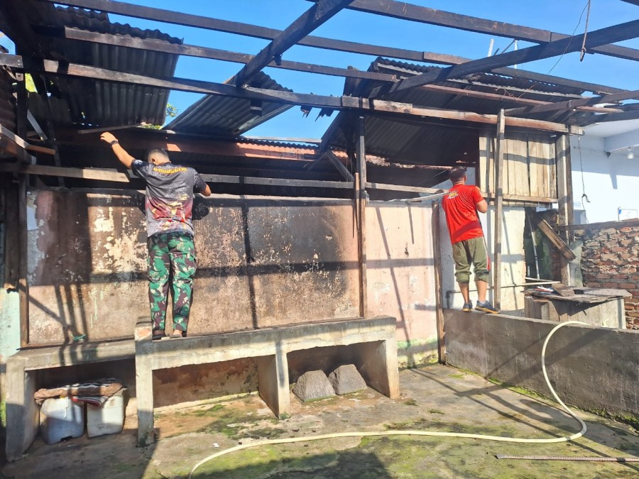 Korem 031/Wira Bima Renovasi Panti Asuhan Bhakti Mufariddun Bentuk Kepedulian Sosial