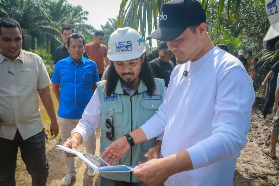 Atasi Banjir, Wako Agung Tinjau Pembangunan Parit Belanda