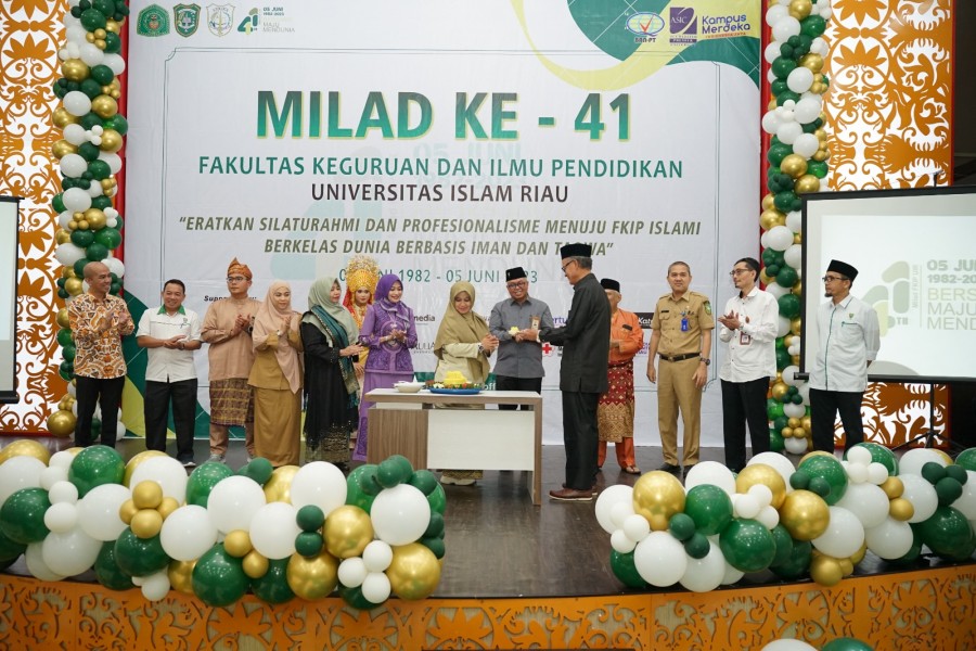 Milad FKIP UIR ke-41 Usung Semangat Bersama Maju dan Mendunia