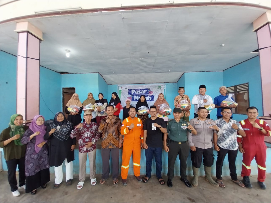 KKKS APG Westkampar Indonesia Adakan Pasar Murah di Desa Suligi