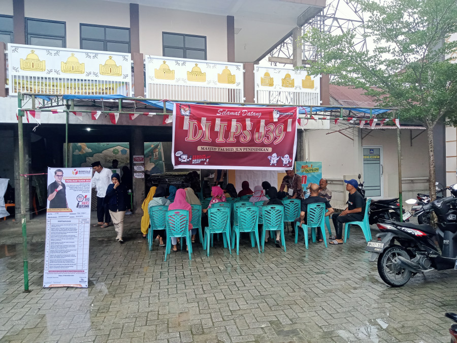 Tiga Paslon Kepala Daerah Tidak Utus Saksi di TPS 039 Sialang Munggu