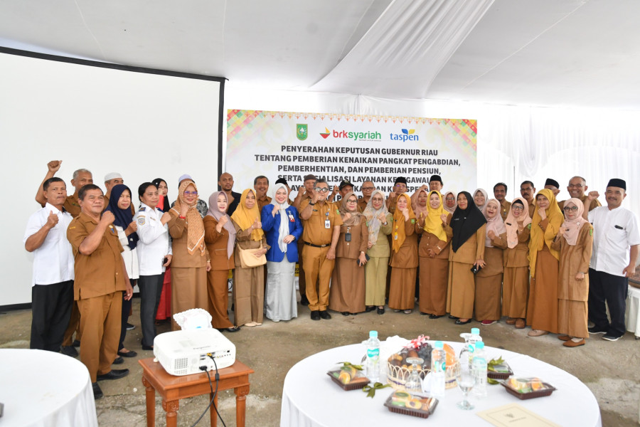 BKD Riau Bersama BRKS dan PT Taspen Gelar Sosialisasi Layanan Perbankan