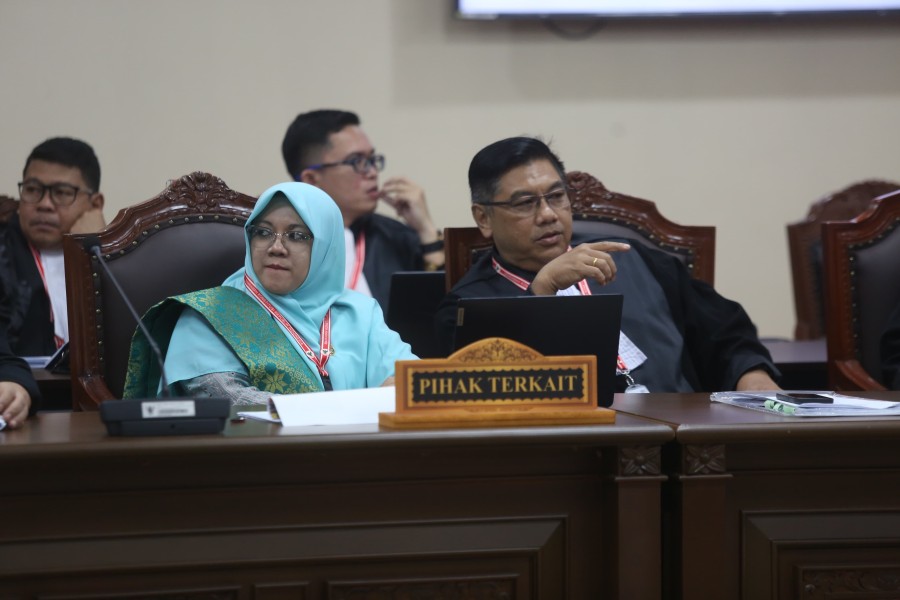 KPU Siak Ungkap Alfedri Belum Dua Periode di Sidang MK Sengketa Pilkada