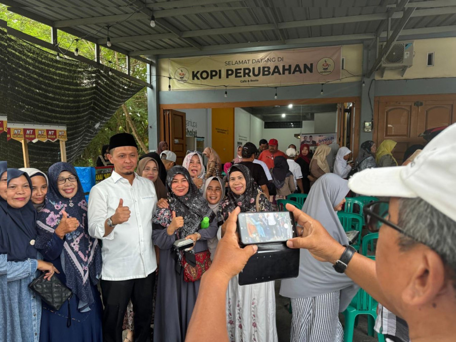 Datangi Posko Perubahan Purwodadi, Agung Nugroho Berikan Edukasi Politik