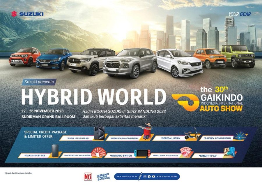 Hadirkan Cashback Besar, Suzuki Sapa Warga Jabar di GIIAS Bandung 2023