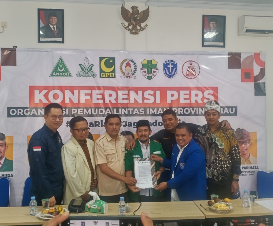 Pemuda Lintas Iman Riau Tegaskan Tolak Demo Anarkis