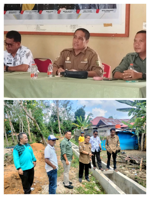 Tim Monev Kuantan Hilir Cek Pengunaan Dana Desa di Kampung Madura