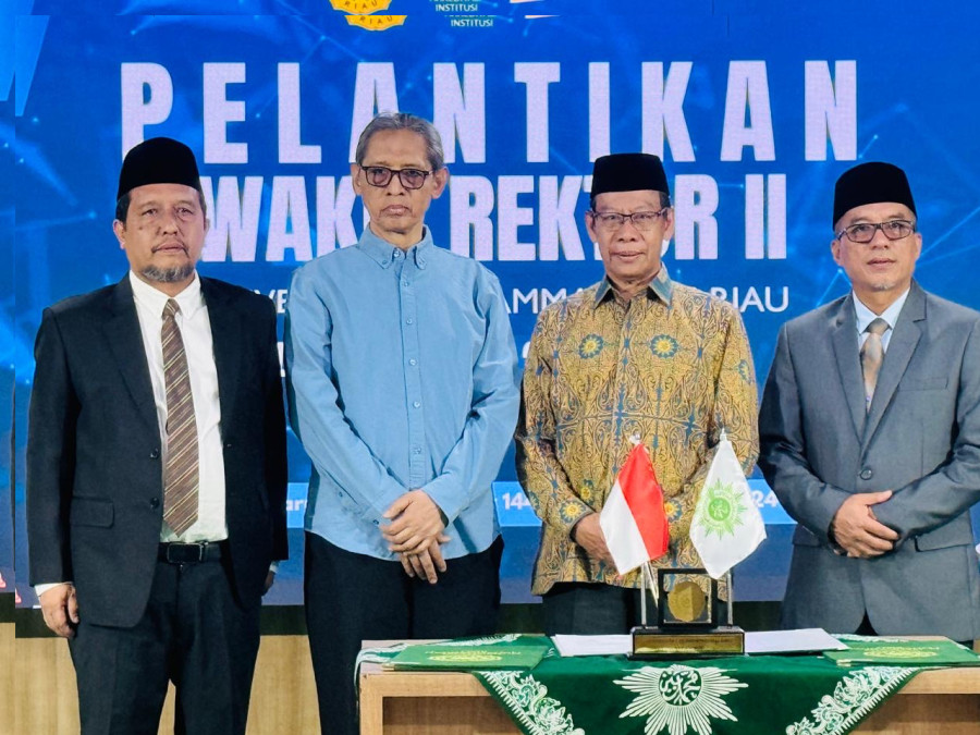Lantik Wakil Rektor II, Rektor Saidul Amin Titip Pesan Penting