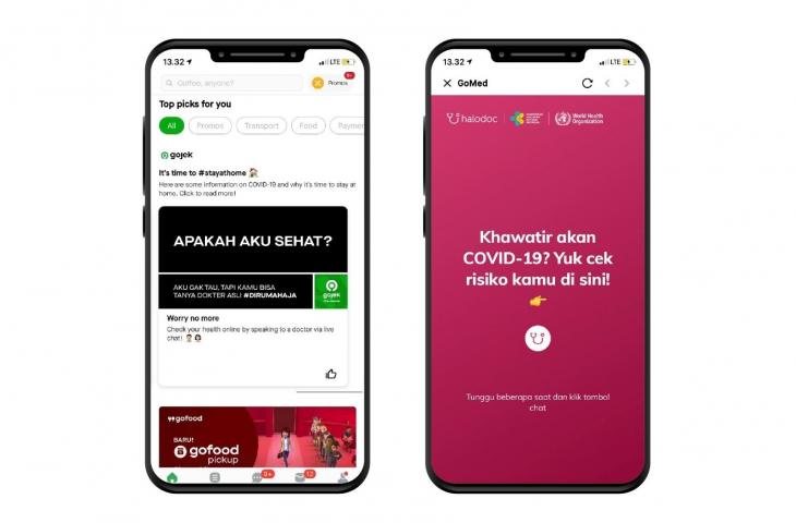 Gojek dan Halodoc Hadirkan Inovasi Layanan Telemedicine Check Covid-19