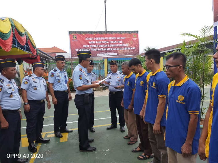 Dua Narapidana Lapas Bagansiapiapi dan Bengkalis Dapat Remisi Imlek