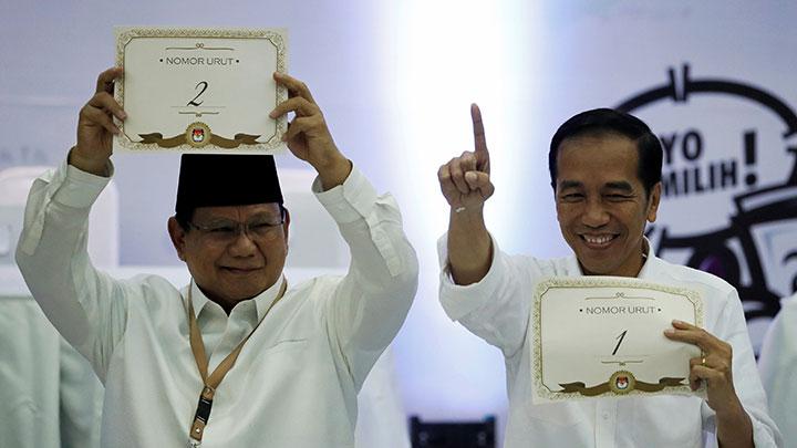 Pengundian Nomor Capres 2019, Jokowi nomor urut 1 dan Prabowo nomor urut 2