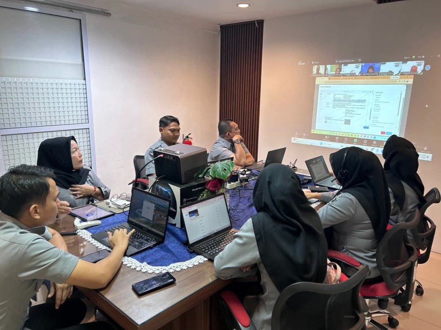 Kemenkum Riau Pastikan Data Kepegawaian Akurat Lewat Rekonsiliasi Triwulan II
