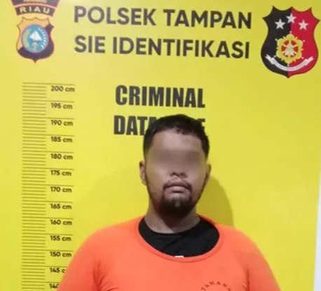 Polsek Tampan Tangkap Pria Kecanduan Narkoba yang Ancam Orang Tua