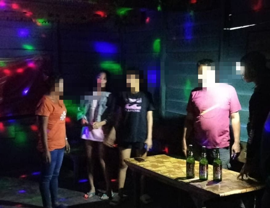 Respon Curhat Warga, Polres Rohil Gerebek Warung Remang di Simpang Mayat