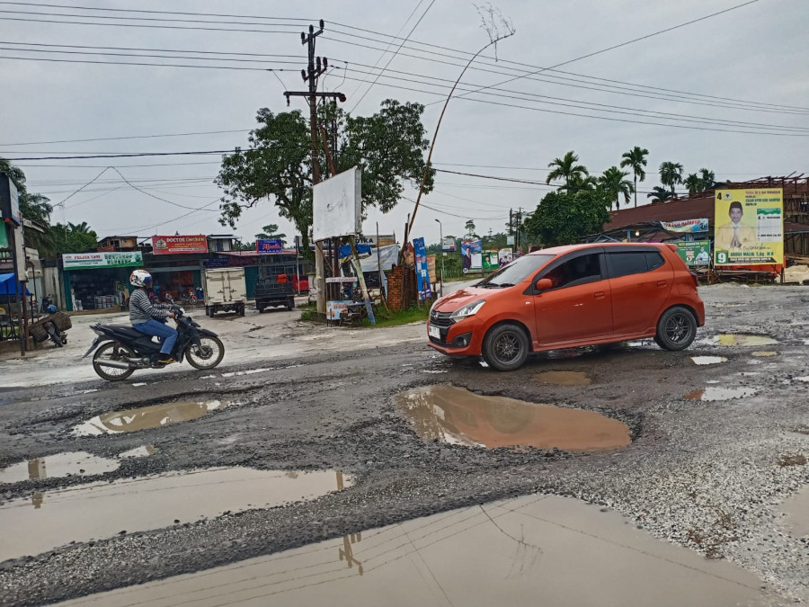 Jalan Kubang Raya Rusak Berat, PJN Riau Sebut dalam Proses Lelang