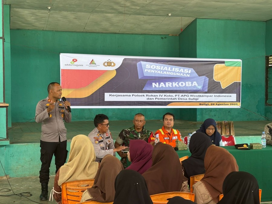 APGWI Gandeng Polsek Rokan IV Koto Edukasi Generasi Muda Bahaya Narkoba