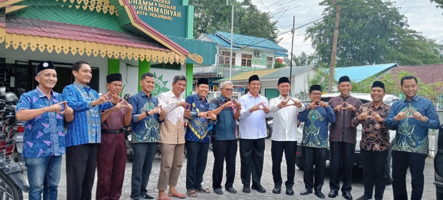 Silaturahmi ke PDM Pekanbaru, Bapaslon AMAn Diminta Amanah