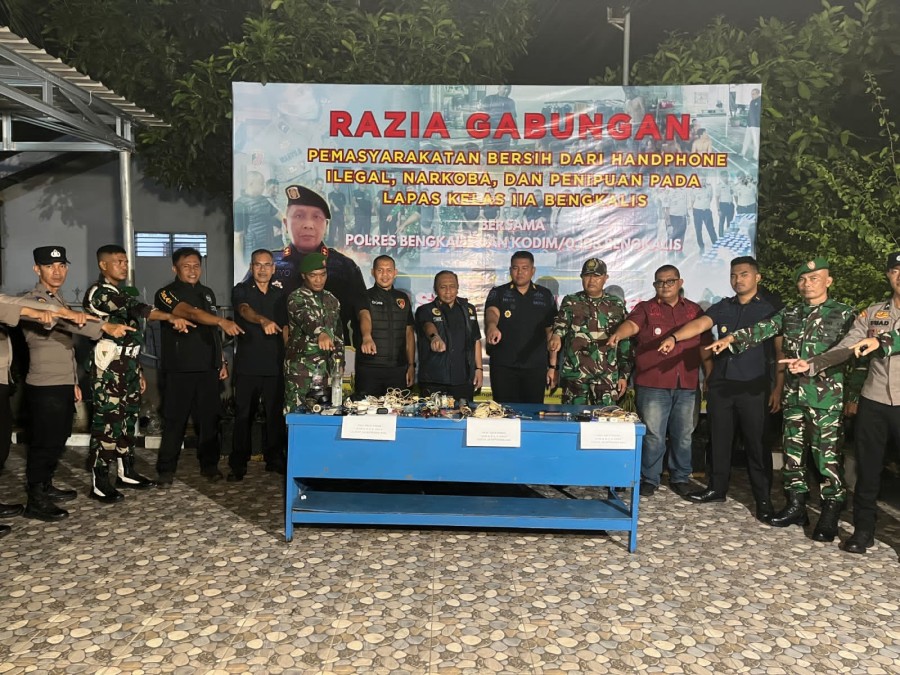 Lapas Bengkalis Sita 29 HP dari Kamar Warga Binaan