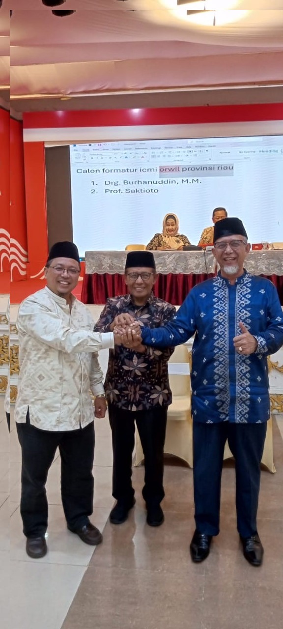 Burhanuddin Terpilih Sebagai Ketua ICMI Riau Periode 2024-2029