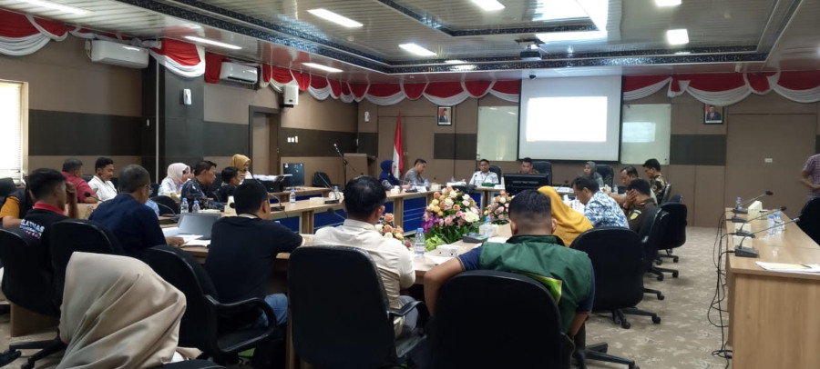 KPU Kampar Gelar Rakor Persiapan dan Pengelolaan Dana Kampanye Pilkada Serentak