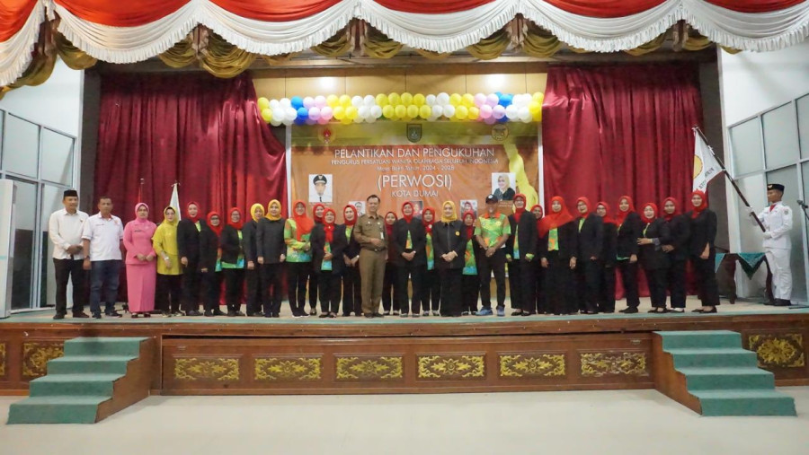 Pelantikan Pengurus Perwosi Dumai, Ciptakan Generasi Emas Kota Dumai