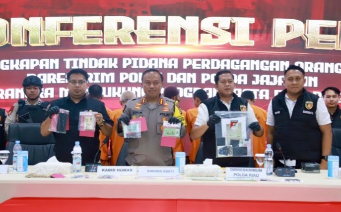 Polda Riau Ungkap 16 Kasus TPPO dengan 22 Tersangka