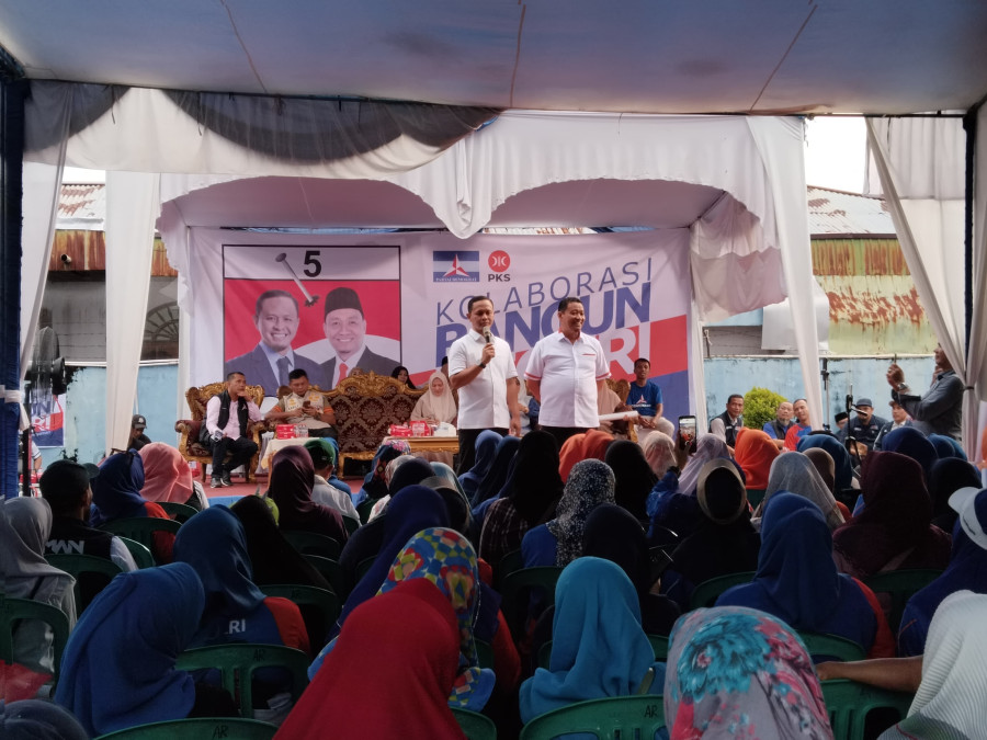 Kampanye di Tangkerang Utara, Agung Nugroho Ingat Kenangan Masa Kecil