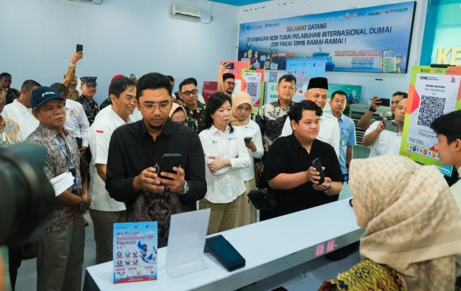 Perkuat CeMuMuAH, Pelabuhan Penumpang Dumai Jadi Kawasan Non Tunai