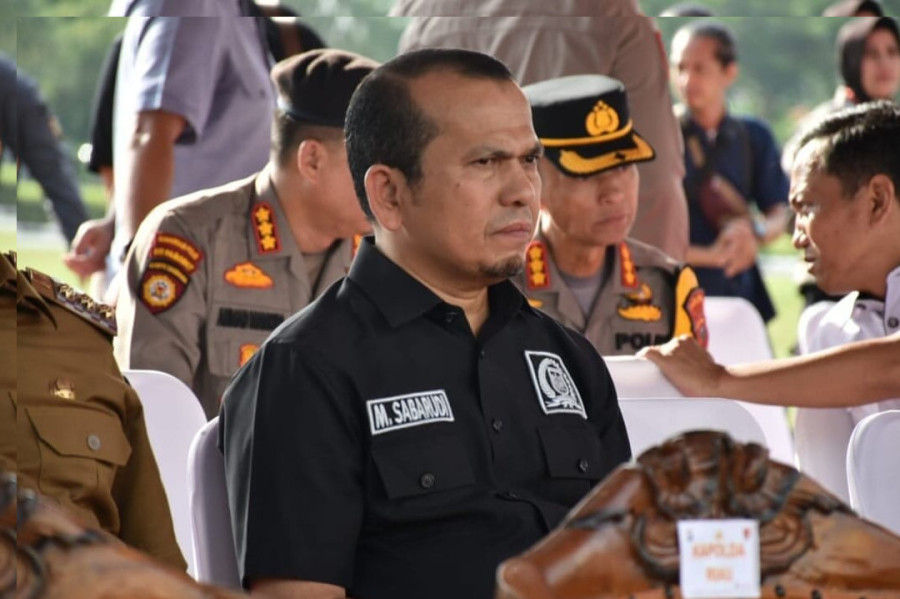 Ketua DPRD Pekanbaru Hadiri Pemusnahan Barang Bukti Hasil Ops Cipta Kondisi 2024