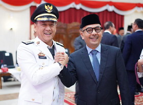 Hadiri Pelantikan Pj Bupati Kampar,  Ini Kata Firdaus Soal Hambali