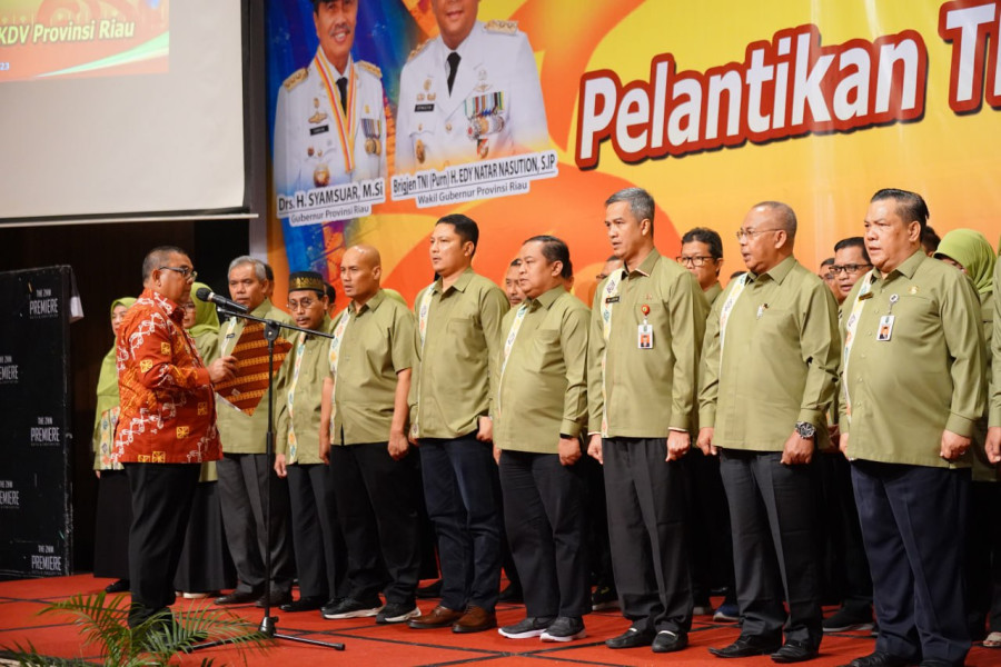 SF Hariyanto Dikukuhkan Jadi Ketua Tim Koordinasi Daerah Vokasi Riau