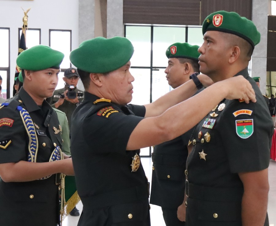 Pangdam XIX/TT Pimpin Sertijab Danrem 031/Wira Bima