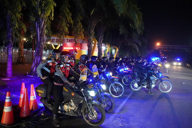 Tim Gabungan Sisir Malam Pekanbaru, Aksi Cegah Kejahatan Ditingkatkan